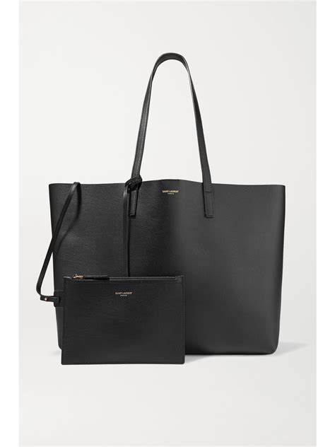 saint laurent leather shopper tote.